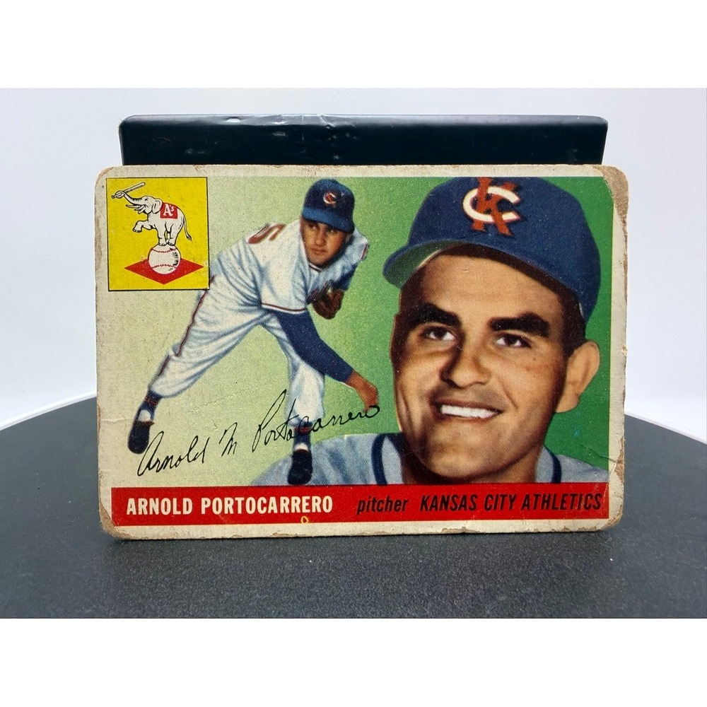 1955 Topps #77 Arnold Portocarrero Athletics